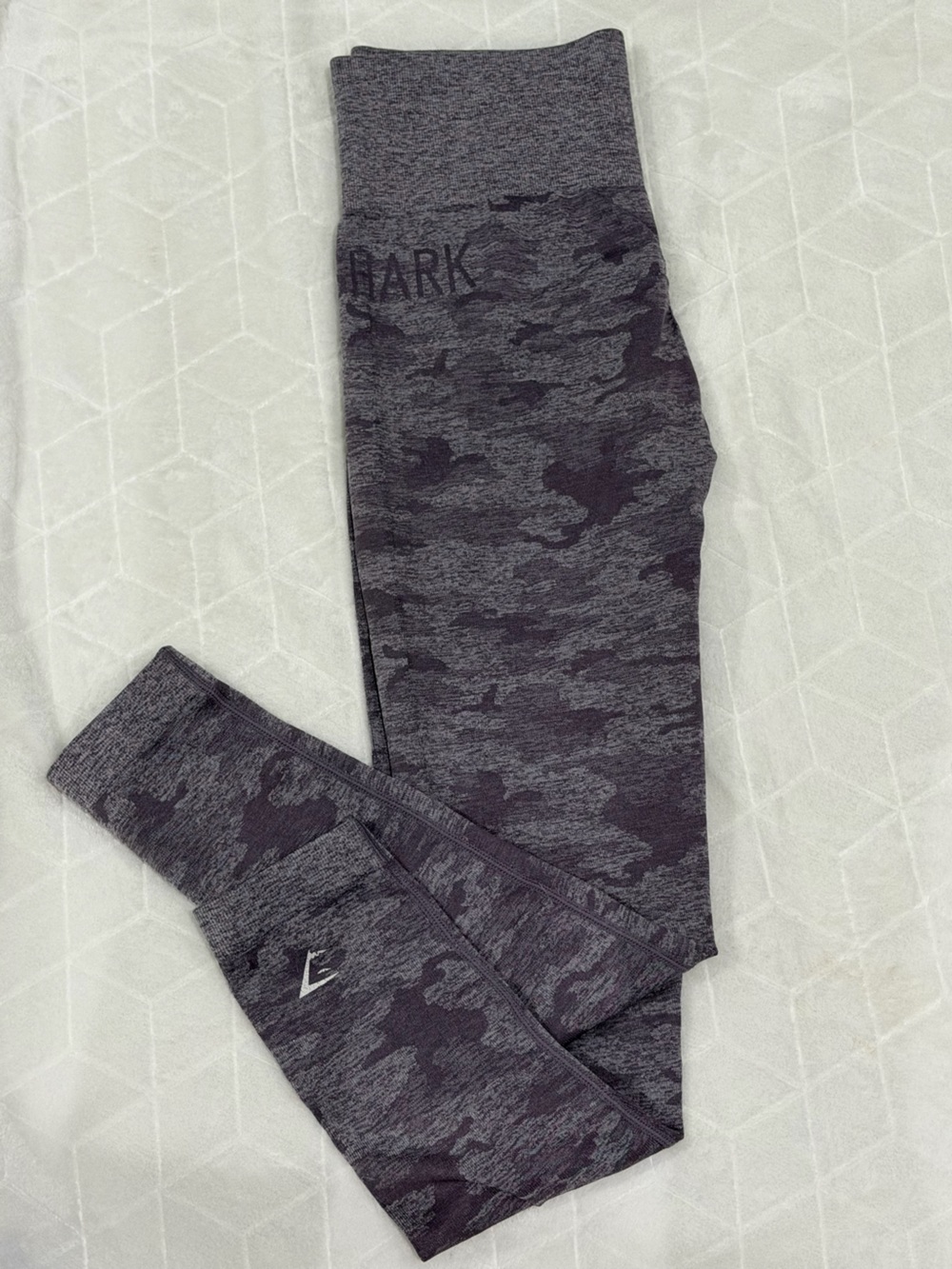 Gymshark Charcoal Camo High-Waist Leggings